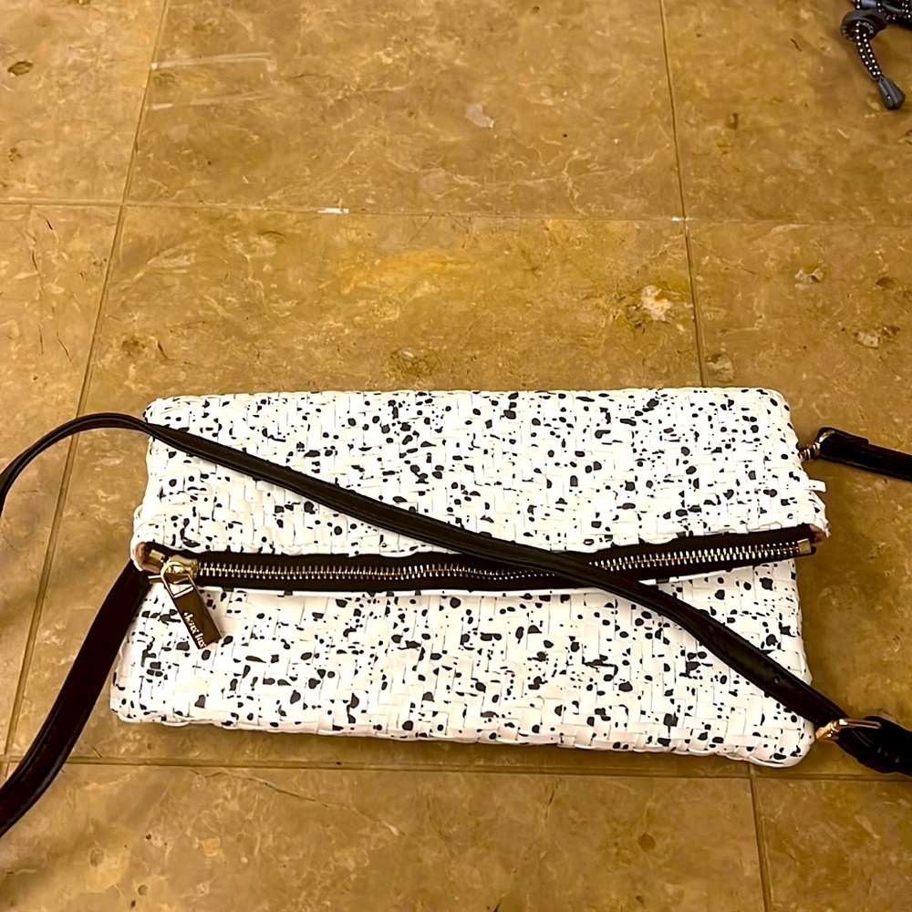Bought at Anthropologie black and white bag Deux lux